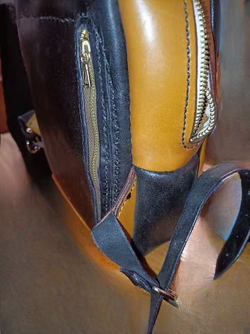 Sac à dos en cuir Français