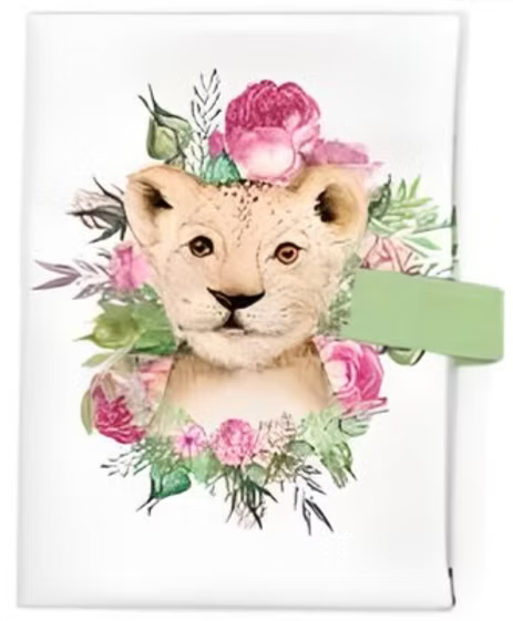 Protège Carnet De Santé Motif Animaux Aquarelle