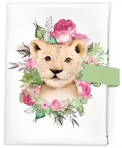 Protège Carnet De Santé Motif Animaux Aquarelle