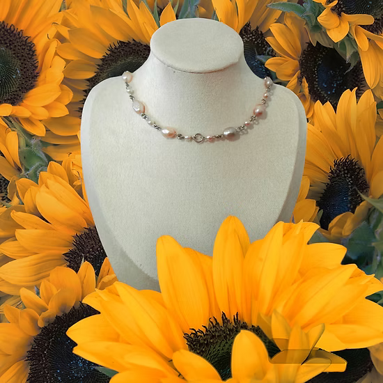 Collier perle d'eau douce