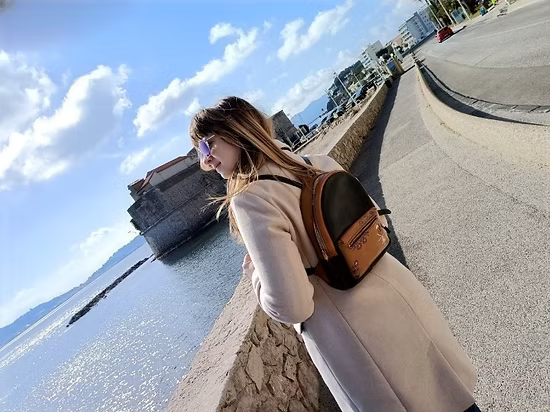 Sac à dos en cuir Français